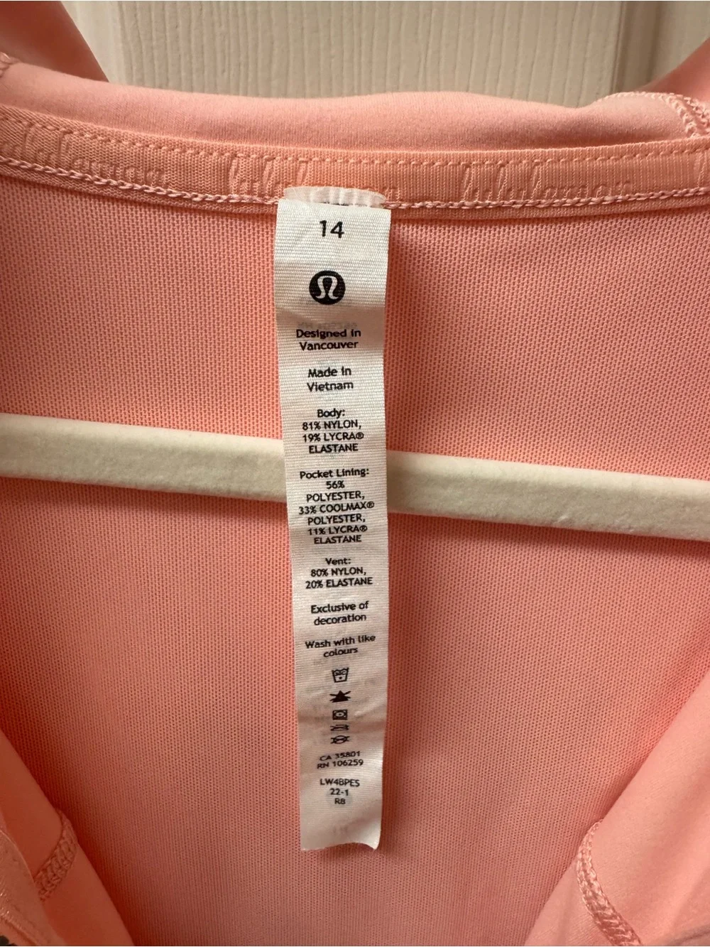 Lululemon Dew Pink Hooded Define Jacket Nulu size 14